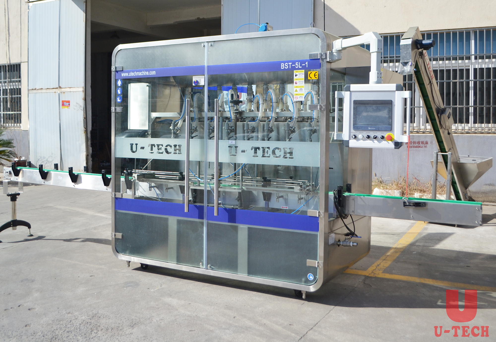 Máquina automática de llenado de líquidos en gel desinfectante para manos